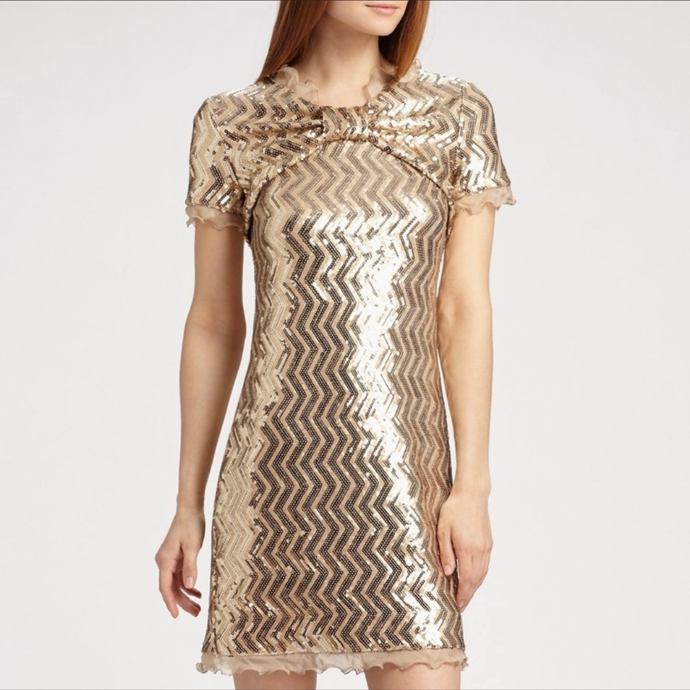 Moschino Cheap and Chic - NWT Gold Sequin Dress